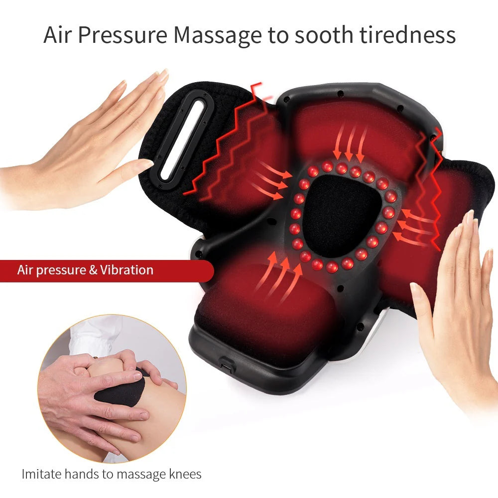 Electric Heating Knee Pad Physiotherapy Massager